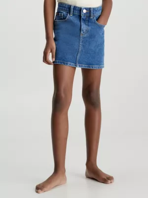 Calvin Klein Jupe Slim En Denim