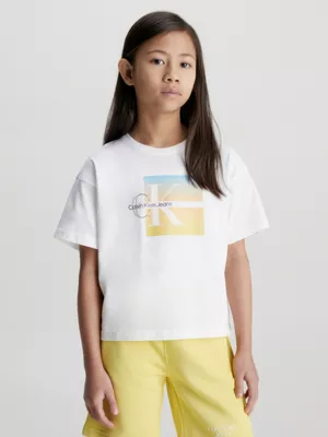Calvin Klein T-shirt Boxy Avec Imprimé Graphique Avec Logo