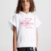 Calvin Klein Sweat-shirt à Capuche Et Manches Courtes Avec Logo