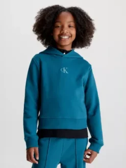 Calvin Klein Sweat-shirt à Capuche Boxy En Coton