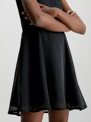 Calvin Klein Robe Occasion En Mousseline SuperposĂ©e â Image 3