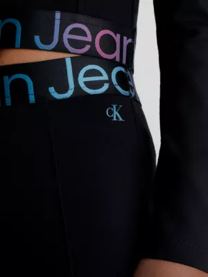 Calvin Klein Pantalon évasé En Milano Avec Logo – Image 3