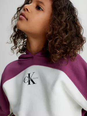 Calvin Klein Sweat-shirt Ă Capuche Boxy Color-block Avec Logo â Image 3