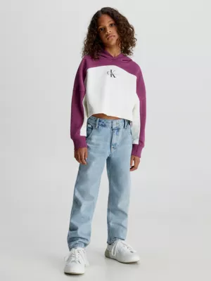 Calvin Klein Sweat-shirt Ă Capuche Boxy Color-block Avec Logo â Image 4