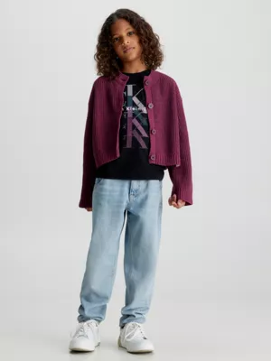 Calvin Klein Pull Gilet BoutonnĂ© En Chenille â Image 4