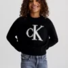 Calvin Klein Pull Touffu Avec Logo