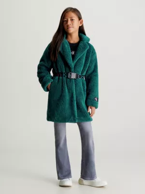 Calvin Klein Manteau Enduit Avec Ceinture â Image 4