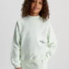Calvin Klein Sweat-shirt En Coton Avec Logo