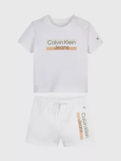 Calvin Klein Ensemble T-shirt Et Short Pour Nouveau-né