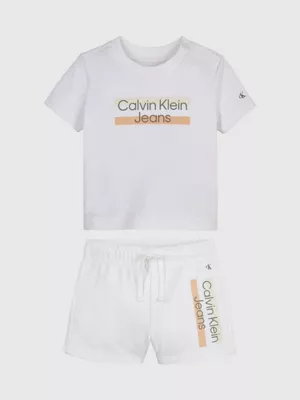 Calvin Klein Ensemble T-shirt Et Short Pour Nouveau-né
