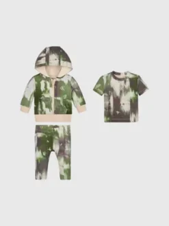 Calvin Klein Coffret Cadeau à Imprimé Camouflage Pour Nouveau-né