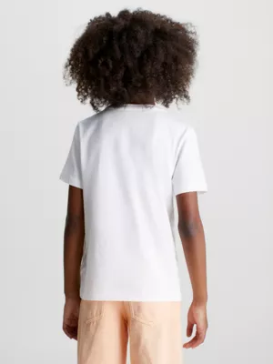 Calvin Klein T-shirt En Coton Bio Avec Logo Pour Enfant â Image 4