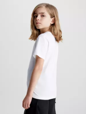 Calvin Klein T-shirt En Coton Bio Avec Logo Pour Enfant â Image 5