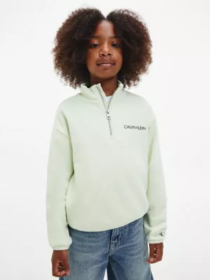 Calvin Klein Sweat Unisexe Relaxed Avec Col ZippĂ© â Image 2