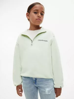 Calvin Klein Sweat Unisexe Relaxed Avec Col ZippĂ© â Image 3