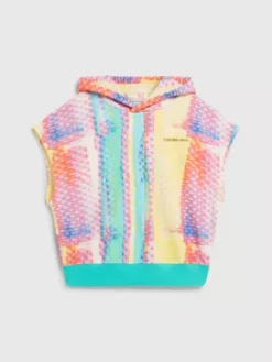 Calvin Klein Sweat à Capuche Sans Manches Arc-en-ciel Unisexe - Pride