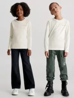 Calvin Klein T-shirt Unisexe à Manches Longues