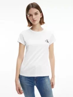 Calvin Klein Lot De 2 T-shirts Slim En Coton
