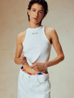 Calvin Klein Débardeur Slim Court - Pride