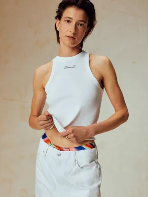 Calvin Klein Débardeur Slim Court - Pride