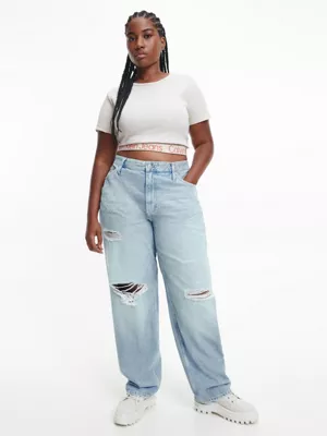 Calvin Klein T-shirt En Coton RecyclĂ© Avec Logo Tape â Image 2