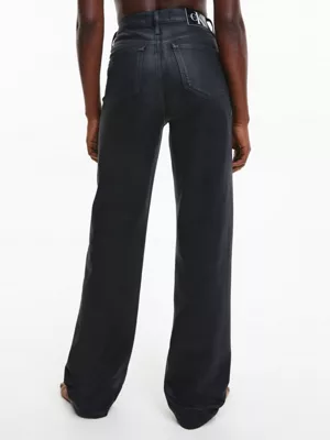 Calvin Klein Jean Straight High Rise Enduit â Image 3
