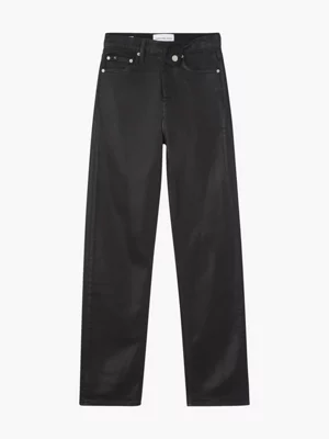 Calvin Klein Jean Straight High Rise Enduit â Image 5