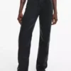 Calvin Klein Jean Straight High Rise Enduit