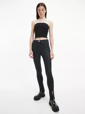 Calvin Klein Jean Super Skinny High Rise Enduit â Image 2