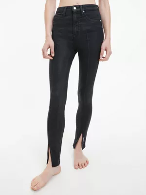Calvin Klein Jean Super Skinny High Rise Enduit