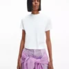 Calvin Klein T-shirt Court En Coton Bio