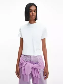 Calvin Klein T-shirt Court En Coton Bio