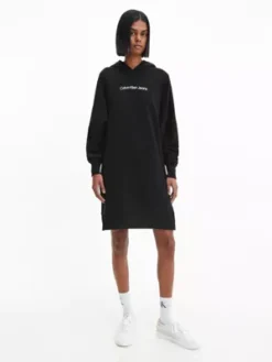 Calvin Klein Robe Sweat Relaxed à Capuche