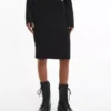 Calvin Klein Jupe Crayon En Maille Ajourée