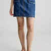 Calvin Klein Jupe Utilitaire En Jean Recyclé
