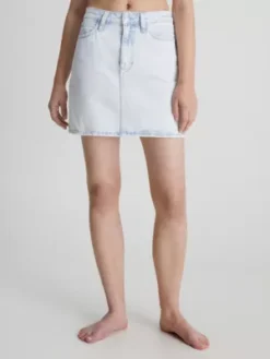 Calvin Klein Mini-jupe High Rise En Jean