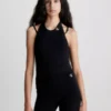 Calvin Klein Haut Dos-nu En Maille De Coton