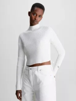 Calvin Klein Pull En Coton Bio Avec Cordon De Serrage