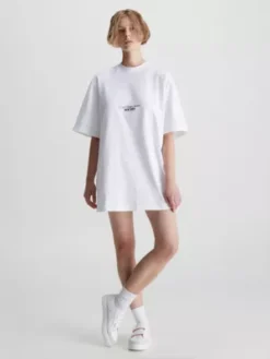 Calvin Klein Robe T-shirt Brodée