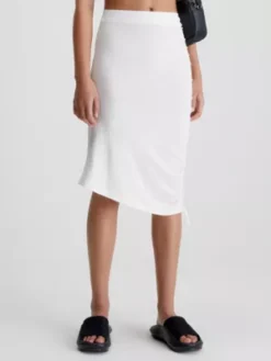 Calvin Klein Mini-jupe à Cordon De Serrage Ruché