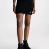 Calvin Klein Mini-jupe En Seersucker élastique