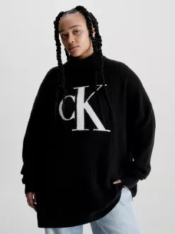 Calvin Klein Pull Grande Taille Avec Monogramme