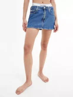 Calvin Klein Micro-mini-jupe En Jean