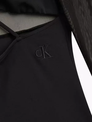 Calvin Klein Haut Ajouré à Manches Longues – Image 7