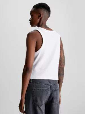 Calvin Klein Débardeur Côtelé En Coton – Image 3