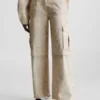 Calvin Klein Pantalon Cargo Relaxed Imprimé