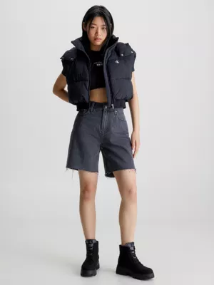 Calvin Klein Veste Courte Sans Manches En Doudoune Ă Capuche â Image 4
