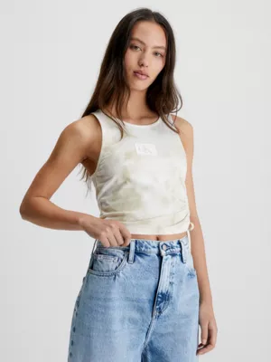 Calvin Klein Débardeur Tie Dye Ruché