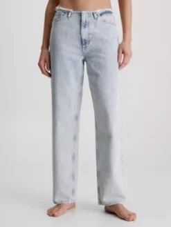 Calvin Klein Jean 90's Straight Ajouré à La Taille