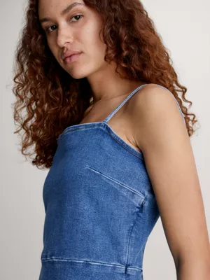 Calvin Klein Mini-robe AjustĂ©e En Jean â Image 3